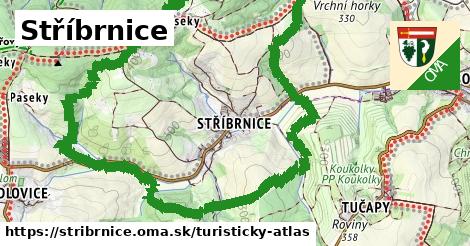 ikona Stříbrnice: 0 m trás turisticky-atlas v stribrnice