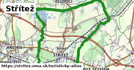 ikona Turistická mapa turisticky-atlas v stritez