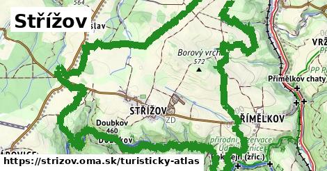 ikona Turistická mapa turisticky-atlas v strizov