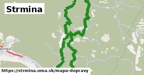ikona Mapa dopravy mapa-dopravy v strmina