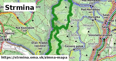 ikona Zimná mapa zimna-mapa v strmina