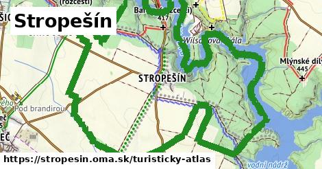 ikona Turistická mapa turisticky-atlas v stropesin