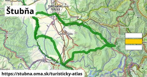 ikona Turistická mapa turisticky-atlas v stubna