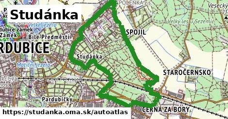 ikona Mapa autoatlas v studanka