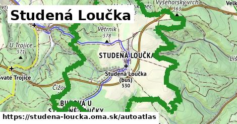 ikona Mapa autoatlas v studena-loucka