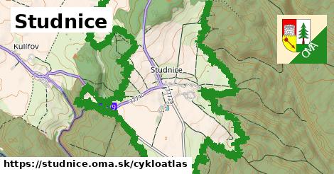 ikona Studnice: 4,6 km trás cykloatlas v studnice