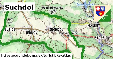 ikona Turistická mapa turisticky-atlas v suchdol