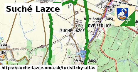 ikona Turistická mapa turisticky-atlas v suche-lazce