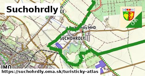 ikona Turistická mapa turisticky-atlas v suchohrdly