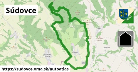 ikona Mapa autoatlas v sudovce