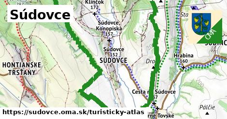 ikona Súdovce: 0 m trás turisticky-atlas v sudovce