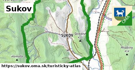 ikona Sukov: 0 m trás turisticky-atlas v sukov