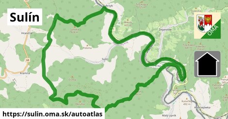 ikona Mapa autoatlas v sulin