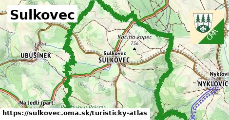 ikona Turistická mapa turisticky-atlas v sulkovec