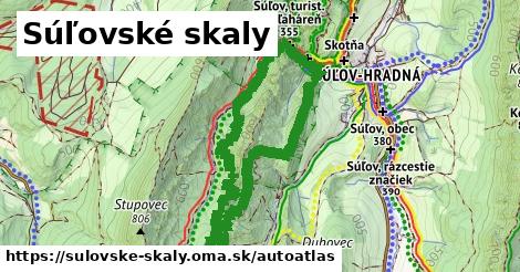 ulice v Súľovské skaly