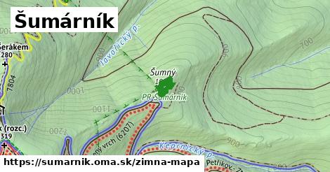 ikona Zimná mapa zimna-mapa v sumarnik