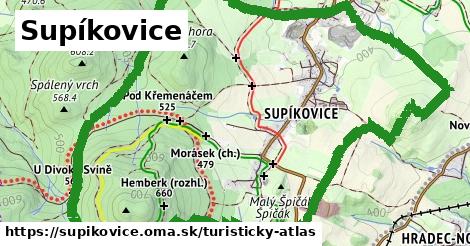 ikona Turistická mapa turisticky-atlas v supikovice