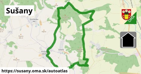 ikona Mapa autoatlas v susany