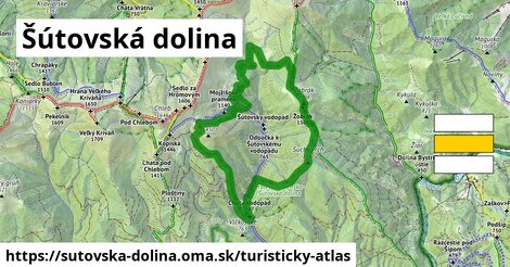 ikona Turistická mapa turisticky-atlas v sutovska-dolina