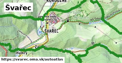 ikona Mapa autoatlas v svarec