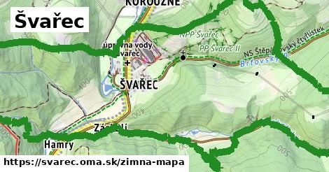 ikona Zimná mapa zimna-mapa v svarec