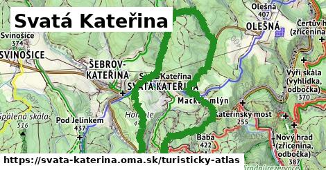 ikona Turistická mapa turisticky-atlas v svata-katerina