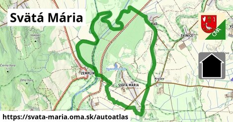 ikona Mapa autoatlas v svata-maria