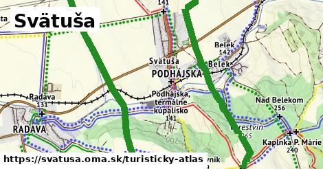 ikona Turistická mapa turisticky-atlas v svatusa