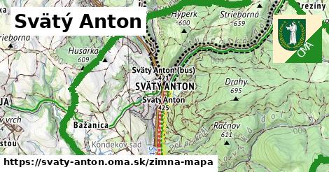 ikona Zimná mapa zimna-mapa v svaty-anton