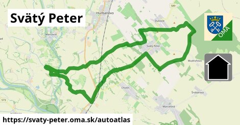 ikona Mapa autoatlas v svaty-peter