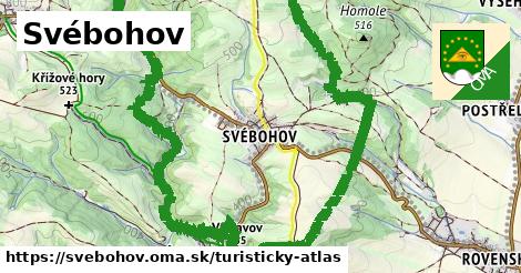 ikona Turistická mapa turisticky-atlas v svebohov