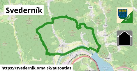 ikona Mapa autoatlas v svedernik