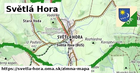 ikona Zimná mapa zimna-mapa v svetla-hora