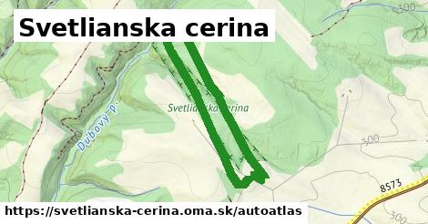 ikona Mapa autoatlas v svetlianska-cerina