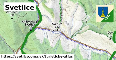 ikona Turistická mapa turisticky-atlas v svetlice