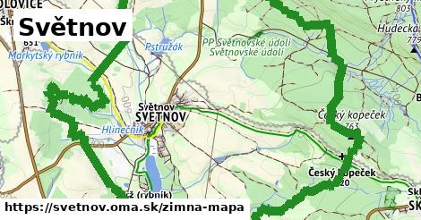 ikona Zimná mapa zimna-mapa v svetnov