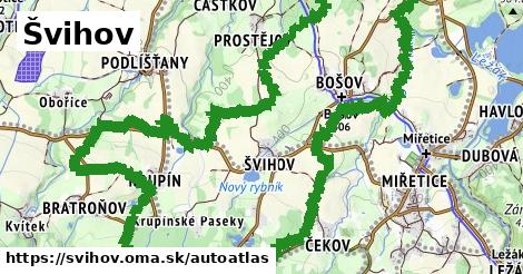 ikona Mapa autoatlas v svihov