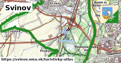 ikona Turistická mapa turisticky-atlas v svinov