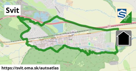 ikona Mapa autoatlas v svit