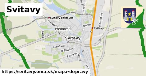 ikona Svitavy: 58 km trás mapa-dopravy v svitavy