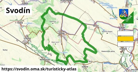 ikona Turistická mapa turisticky-atlas v svodin