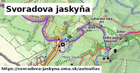 ikona Mapa autoatlas v svoradova-jaskyna