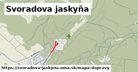 ikona Svoradova jaskyňa: 0 m trás mapa-dopravy v svoradova-jaskyna