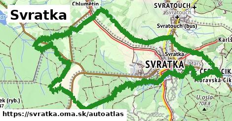 ikona Mapa autoatlas v svratka