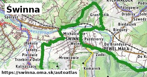 ikona Mapa autoatlas v swinna