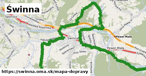 ikona Mapa dopravy mapa-dopravy v swinna