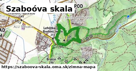 ikona Zimná mapa zimna-mapa v szaboova-skala