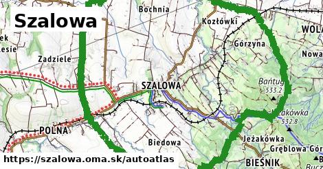 ikona Mapa autoatlas v szalowa