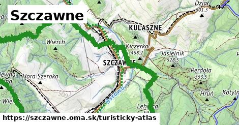 ikona Turistická mapa turisticky-atlas v szczawne