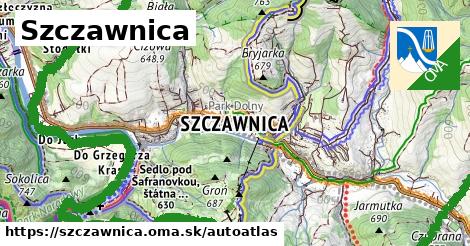 ikona Mapa autoatlas v szczawnica